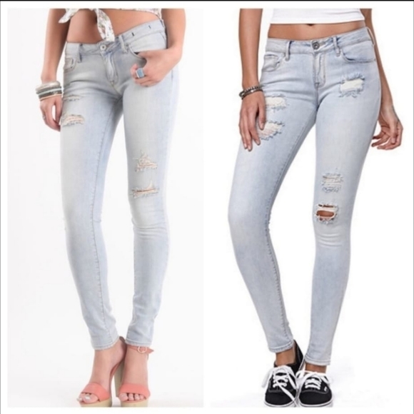 Bullhead Denim - 5×25🎁𝅺Pacsun High Rise Jeggins Skinny Jeans distressed Size 26